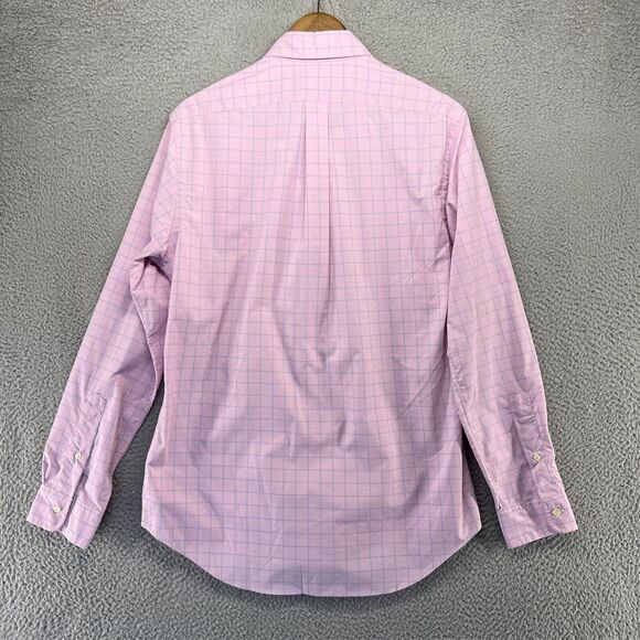 Ralph Lauren Shirt Men's Medium Pink Plaid Plaid Checkered Button Down Pony NEW - Picture 9 of 12
